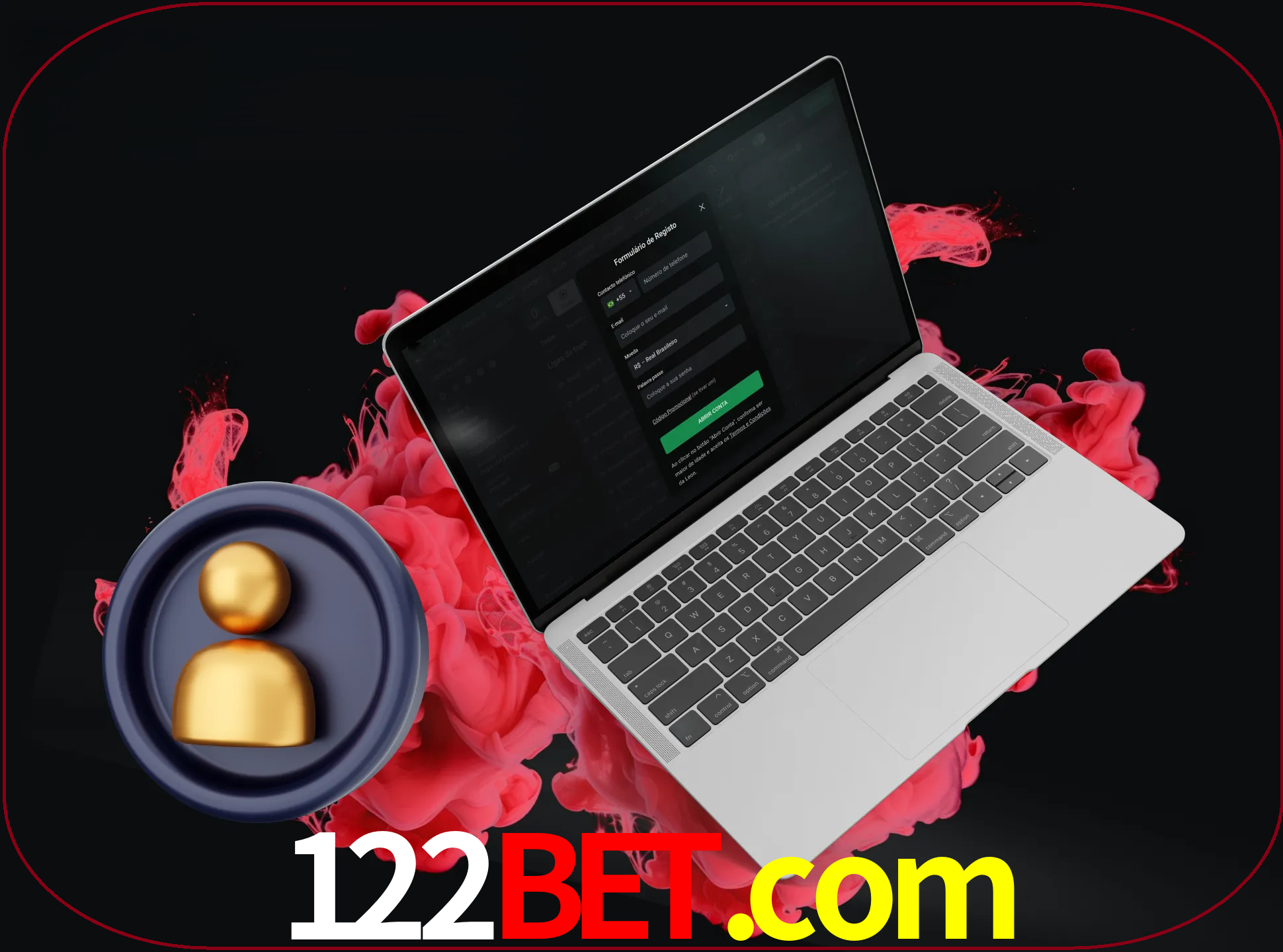 No cabeçalho do site 122bet, clique no botão que o levará a um formulário especial onde terá de introduzir as suas informações actuais.